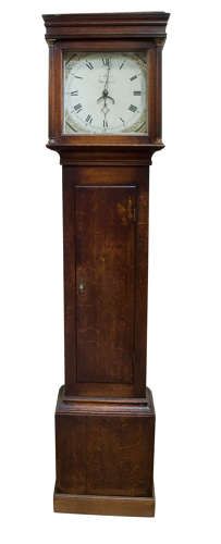 An Oak Cased 20hr Long Case Clock Circa 1800