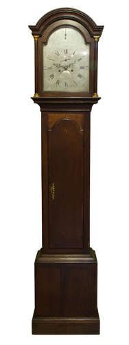 A Good Silvered Arch Dial 8 Day Longcase Clock Circa 1790