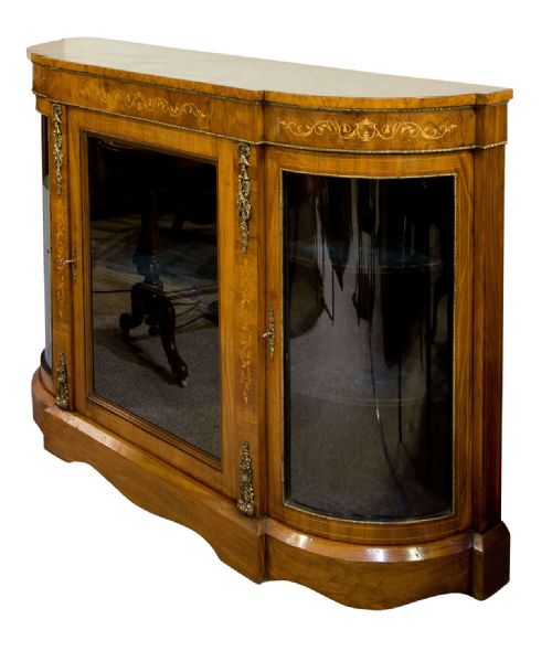 Victorian Burr Walnut Credenza C1870