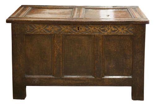 Oak Coffer in Original Condition C1700