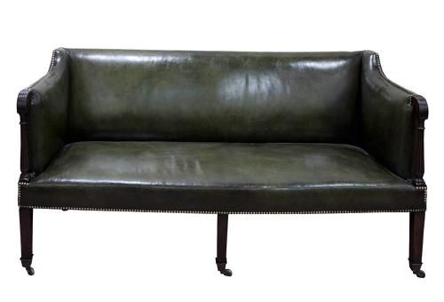 Geo III Leather Sofa
