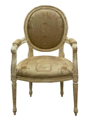 20th French Open Arm Chair