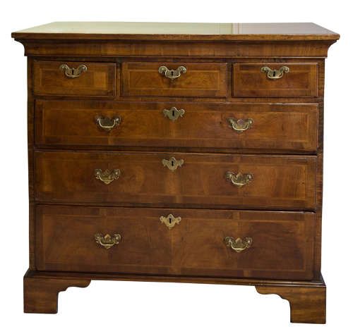 Late 18thc Walnut Chest of Drawers