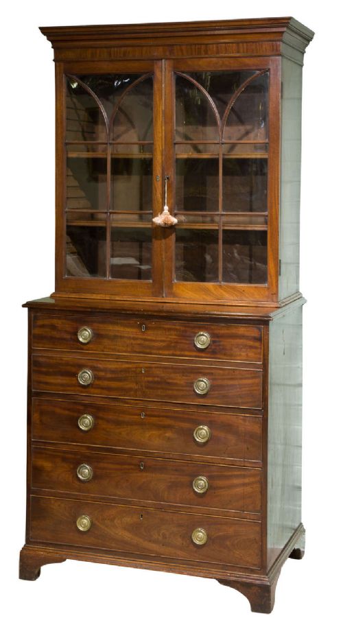 Georgian Mahogany Secretaire