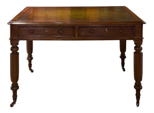 Mahogany Partners Writing Table C1870