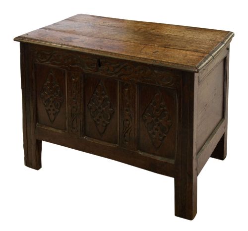 Small Oak Coffer C1660