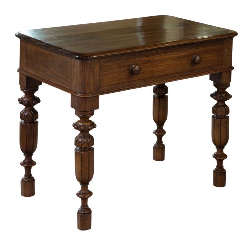 Victorian Padauk Wood Side Table in the Manner of Gillow