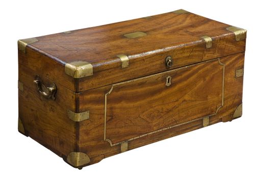19thc Small Camphorwood Trunk