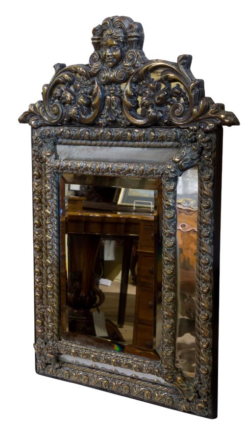 19thc Style Dutch "Boarder" Mirror C1850