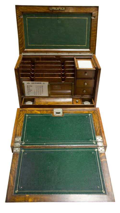 Exceptional Oak Stationary Box Circa 1903