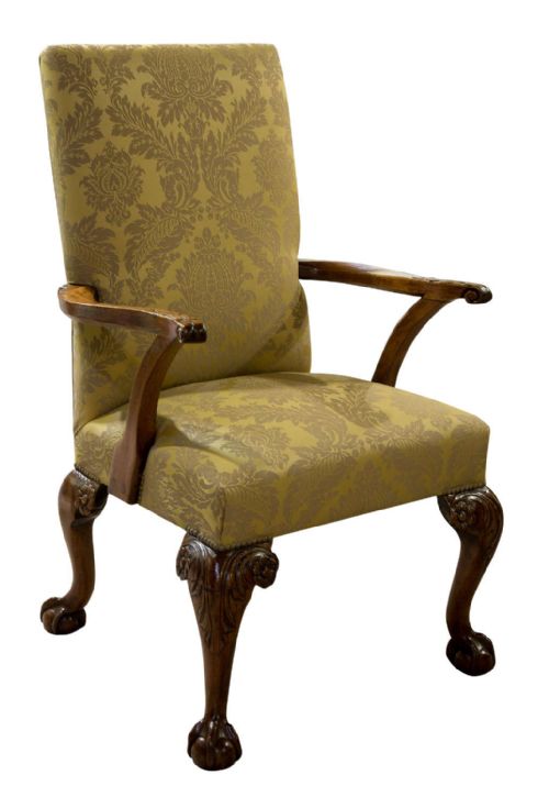 Georgian Mahogany Gainsborough Armchair Circa 1770