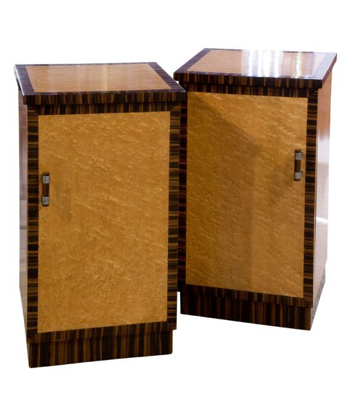 Pair of Art Deco Bedside Cabinets