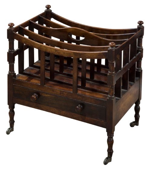 Late Georgian/william IV Rosewood Canterbury