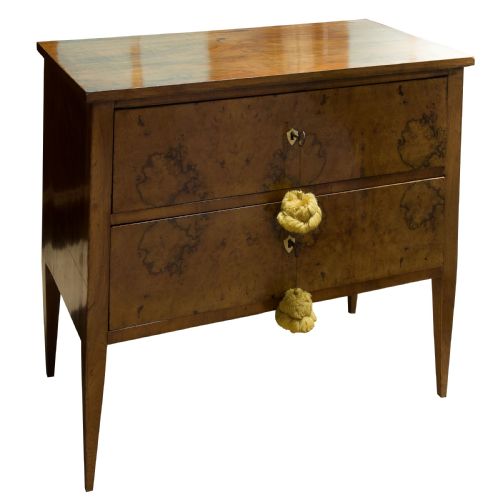 A 19th Century Continental Walnut Beidermeier Commode