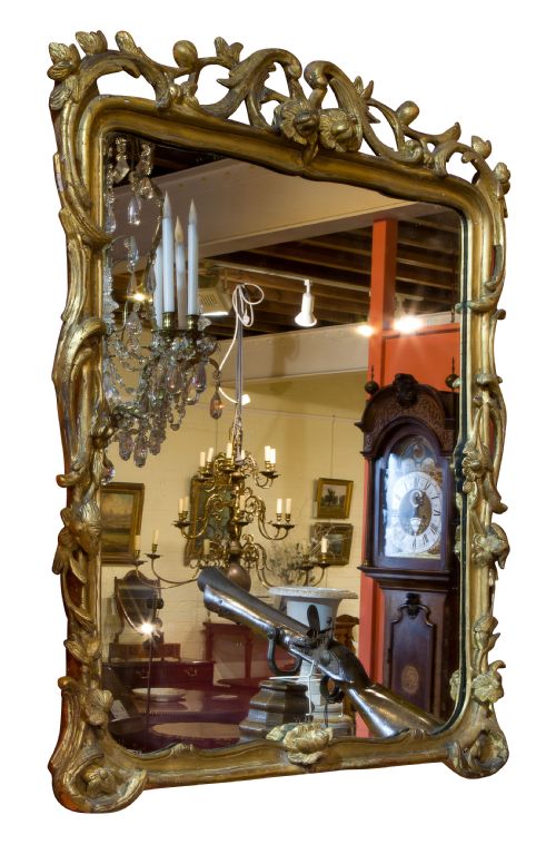 A French 18th Century Gilt Mirror