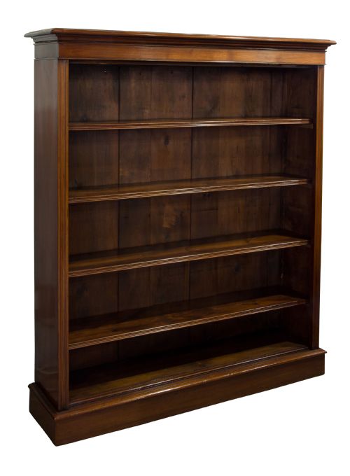 Mahogany Open Bookcase Case