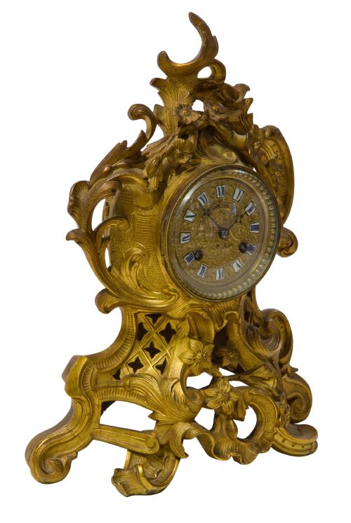 A Fine Quality Rococo French Mantel Clock