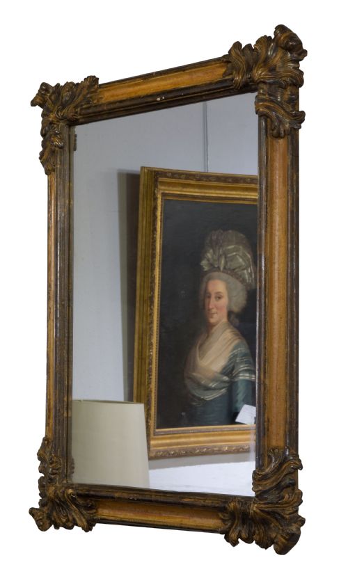 A Continental 18thc Style Rectangular Mirror