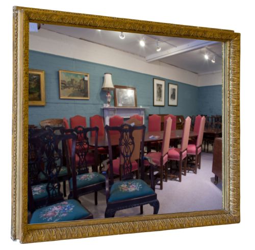 A Large Decorative Giltwood Wall Mirror