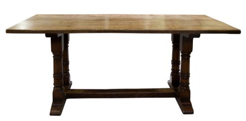 A 17thc Style Oak Refectory Table