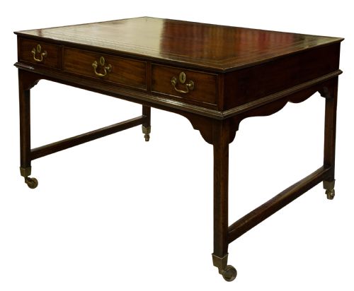 George III Three Drawer County House Writing Table