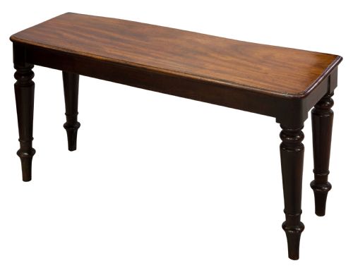A Small Victorian Mahogany Window Seat/coffee Table