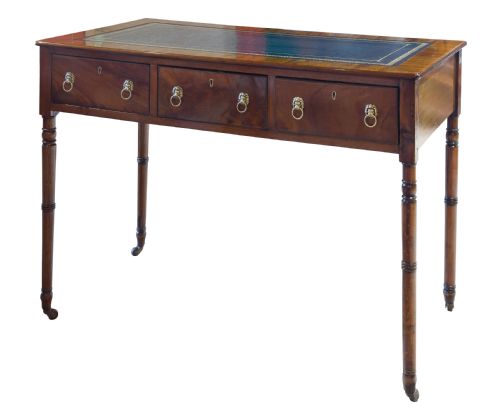 A Regency Period Three Drawer Writing Table