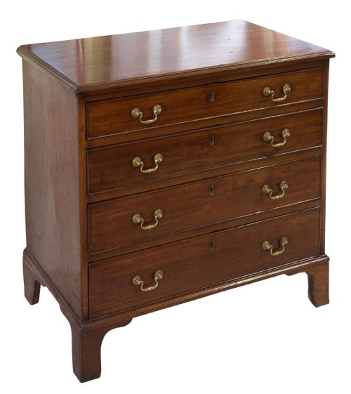 George III Small Mahogany Chest of Drawers
