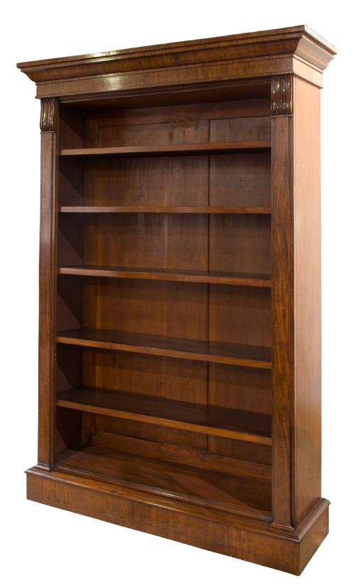 William IV Mahogany Open Bookcase C1830