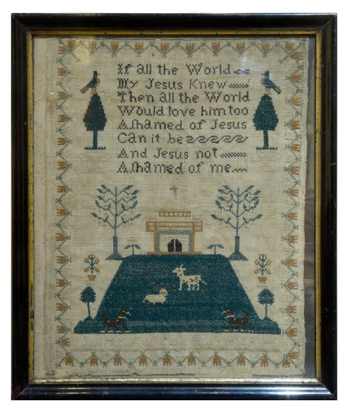 19thc Sampler 1832