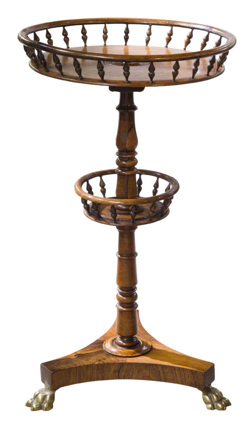 19thc Pretty Rosewood Planter