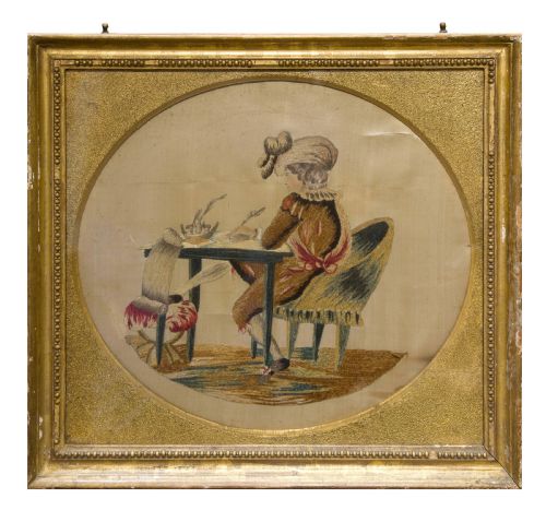 19thc Silkwork