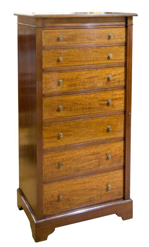 Edwardian Mahogany Wellington Chest
