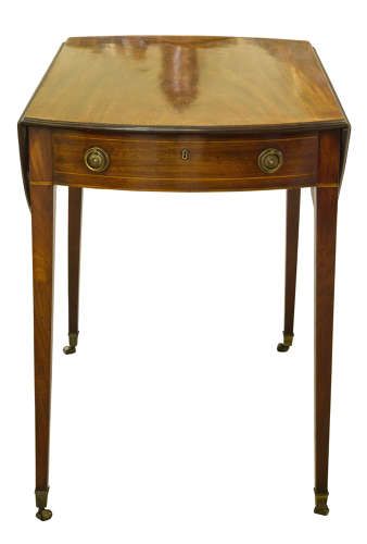 Geo III Oval Mahogany Pembroke Table
