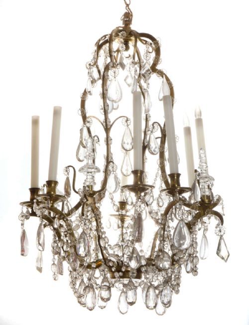 Fine Quality Louis Xv Style Chandelier C1900