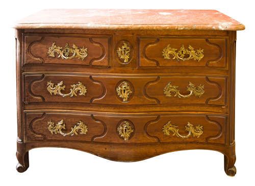 Louis Xv Marble Topped Commode