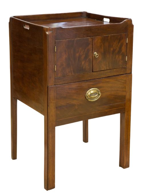 Geo III Tray Top Bedside Commode