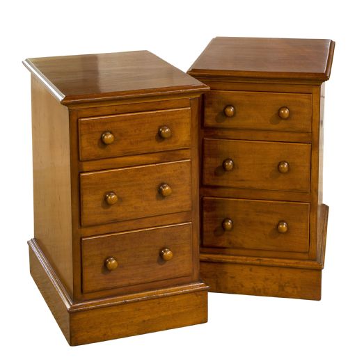 Pair of Victorian Mahogany Bedside Chests