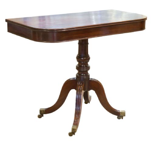 Regency Mahogany Console Table