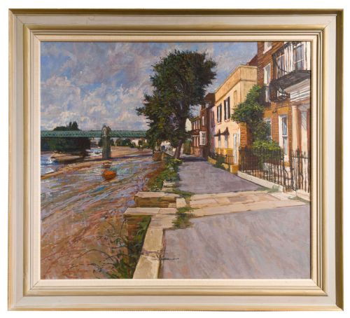 Oil on Canvas  - William Bowyer Ra - Chiswick Mall