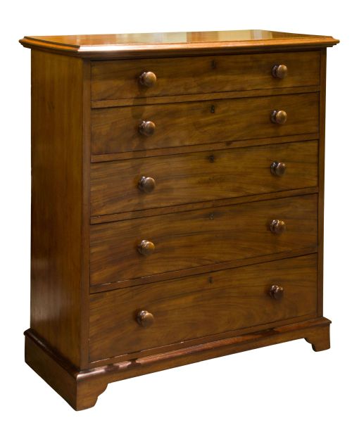 19thc Mahogany Chest of Drawers