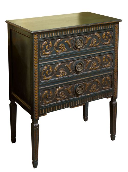 Italian 3 Drawer Commodino Chest