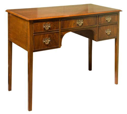 George III Style Mahogany Dressing Table C.1900
