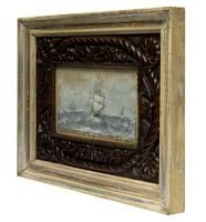 Pen & Wash Drawing of Barque Lufra 1889