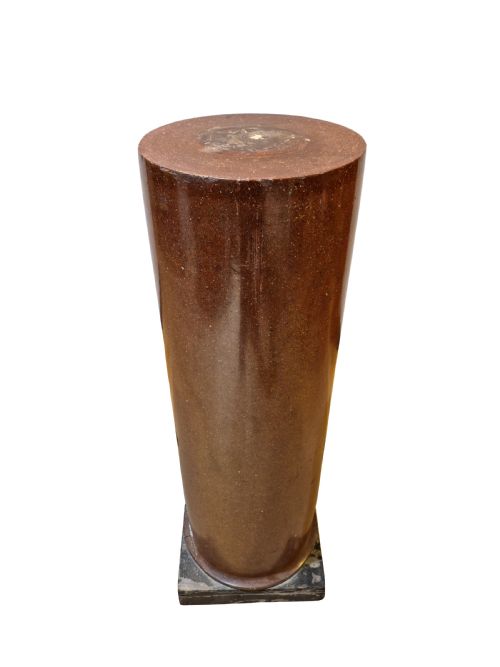 19th Century Simulated Porphyry Scagliola Column