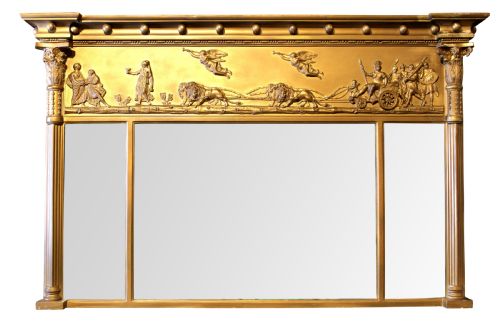 Regency Overmantel  Mirror