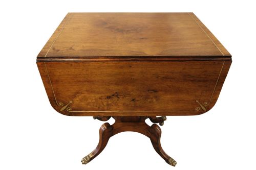 BEAUTIFUL REGENCY PERIOD SEWINGWORK TABLE - ADDITIONAL PHOTO 5