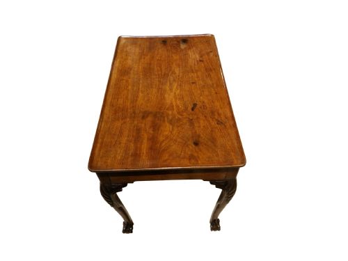 IRISH MAHOGANY SILVER TABLE - ADDITIONAL PHOTO 1