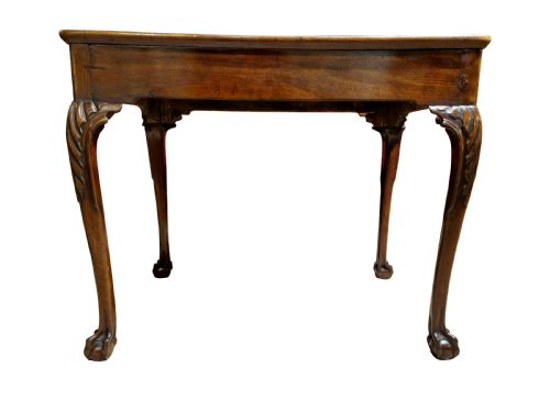 IRISH MAHOGANY SILVER TABLE - ADDITIONAL PHOTO 3