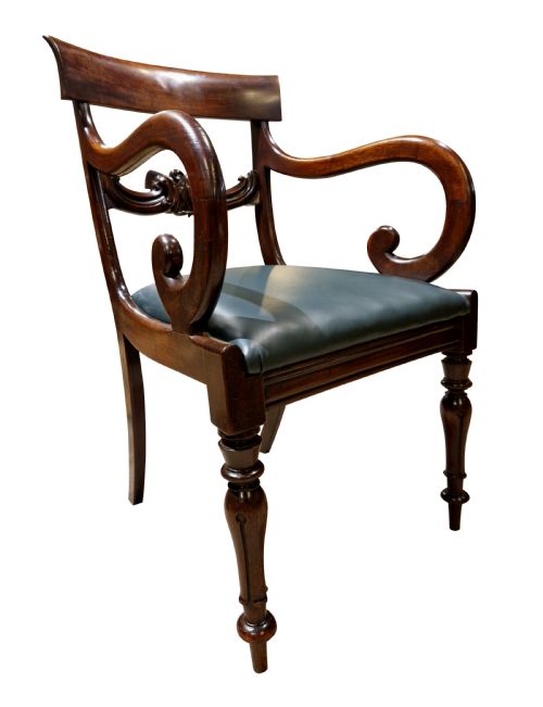 Victorian Mahogany Armchair